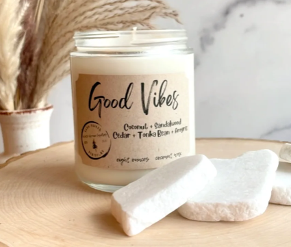 Good Vibes | 8 oz. Coconut Wax Candle