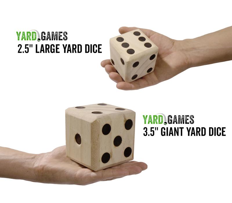 Large Wooden Yard Dice