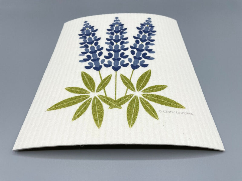 Eco-friendly Swedish Dishcloth - Bluebonnets