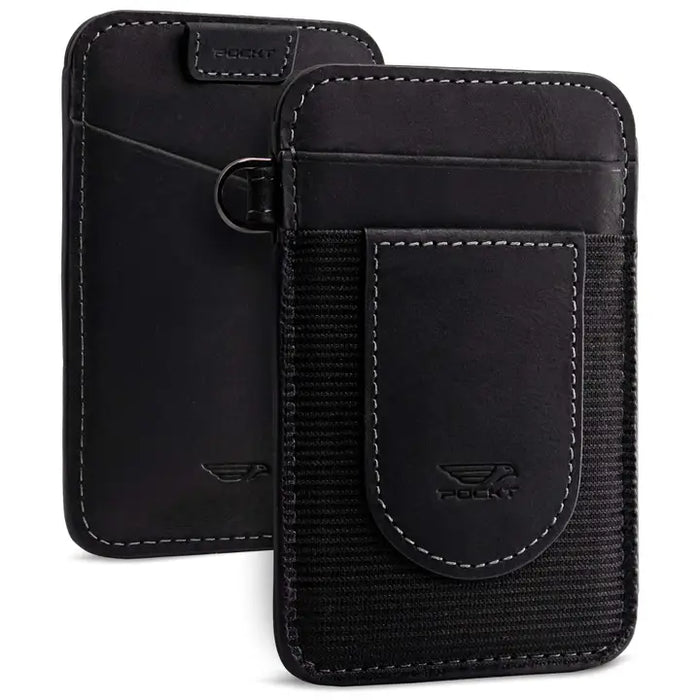 Black Vintage | RFID Blocking Card Wallet