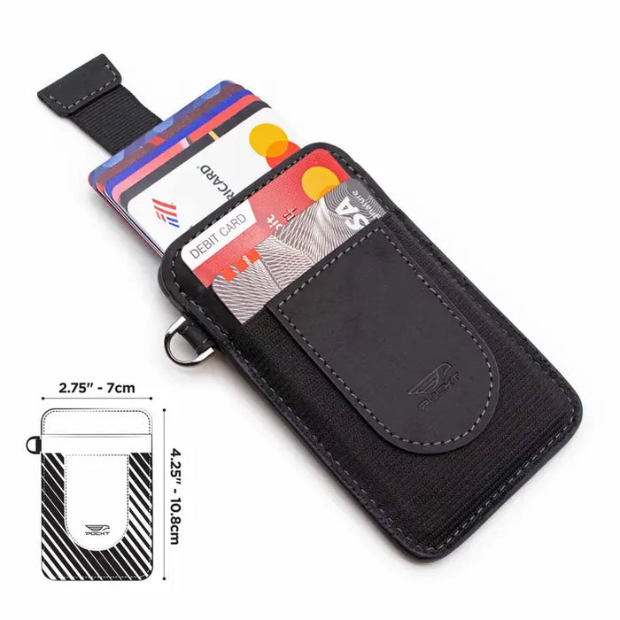 Black Vintage | RFID Blocking Card Wallet