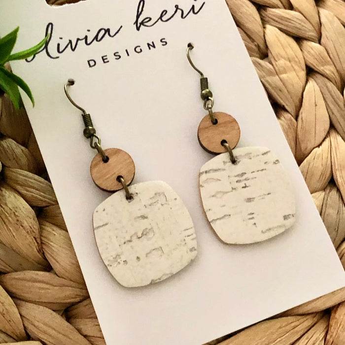 Nora - White Birch | Earrings