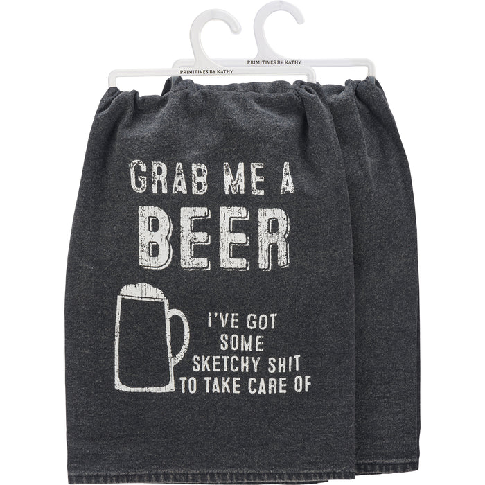 Grab Me A Beer | Tea Towel