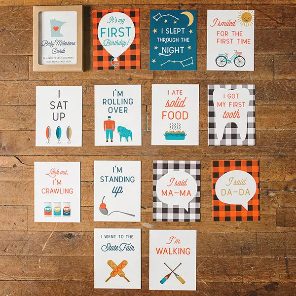Minnesota Baby Milestone Cards