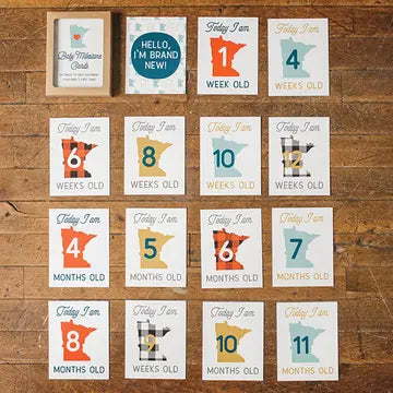 Minnesota Baby Milestone Cards