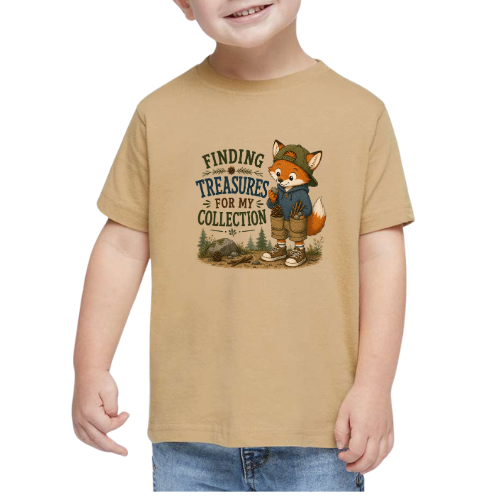Boy Fox Treasure Collector | Toddler/Youth Tee