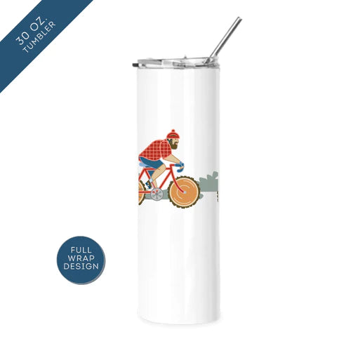 Drinkware | Biking Paul Bunyan + Babe