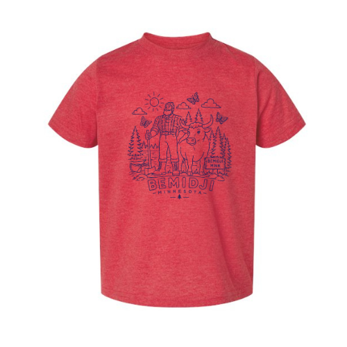 Bemidji Adventure - Red | Toddler/Youth Tee