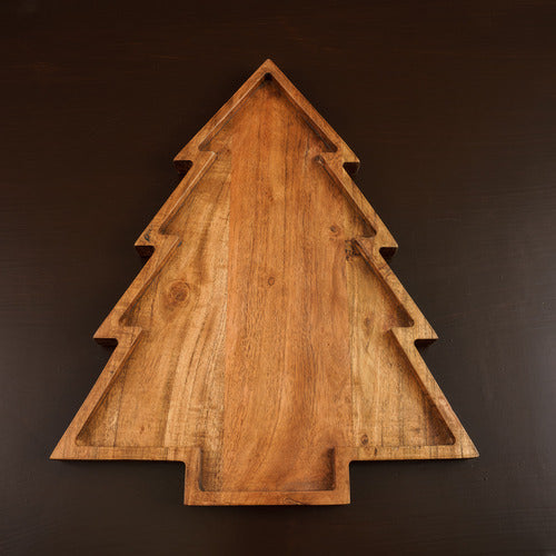 Wooden Tree Shaped Serving Tray