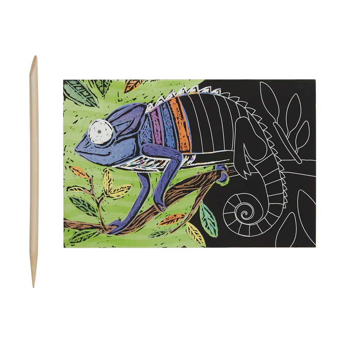 Jungle Scratch and Scribble Mini Art Kit
