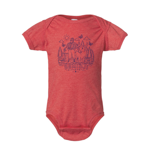 Bemidji Adventure - Red | Onesie