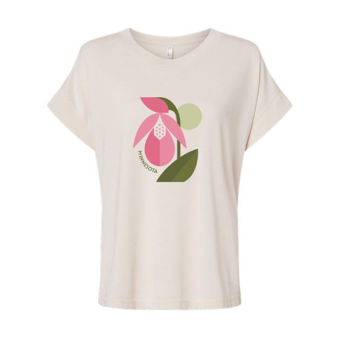 Minnesota Lady Slipper | Women's Vintage Wash Tee