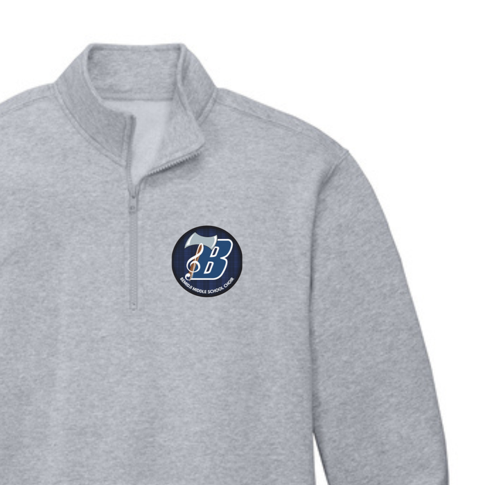 1/4 Zip Crew Sweatshirt | Bemidji MS Choir