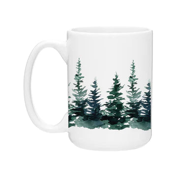 Drinkware | Watercolor Pines