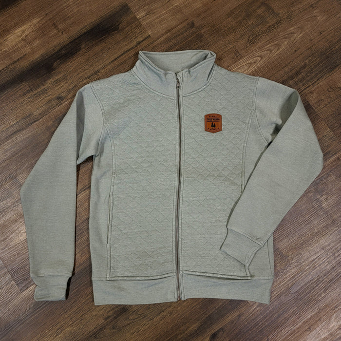 True North Quilted Full Zip | Sage