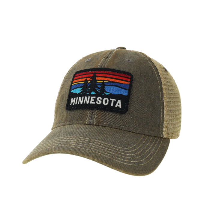 Minnesota Horizon Trucker Hat | Gray/Cream