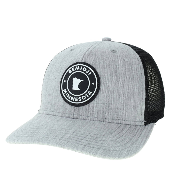 Bemidji Bold Trucker Hat | Gray/Black