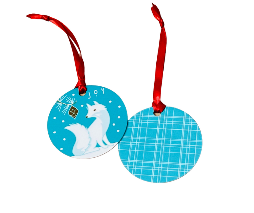 Joy Fox Ornament