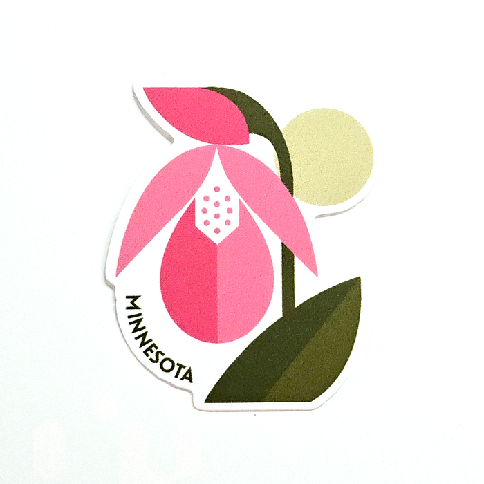 Minnesota Lady Slipper | Sticker