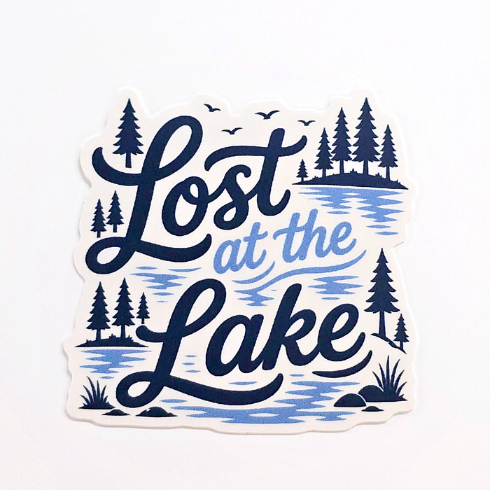 Lost at the Lake | Sticker