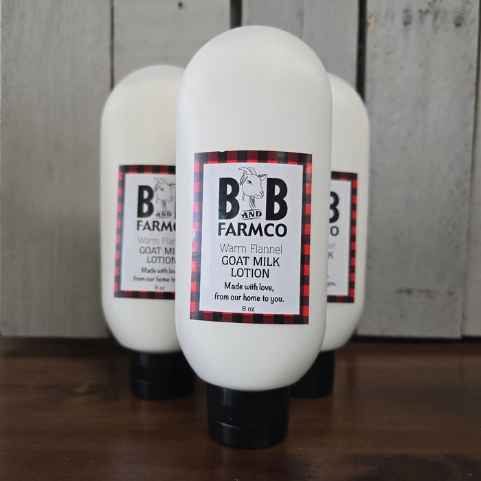 Warm Flannel Goat Milk Lotion 8oz