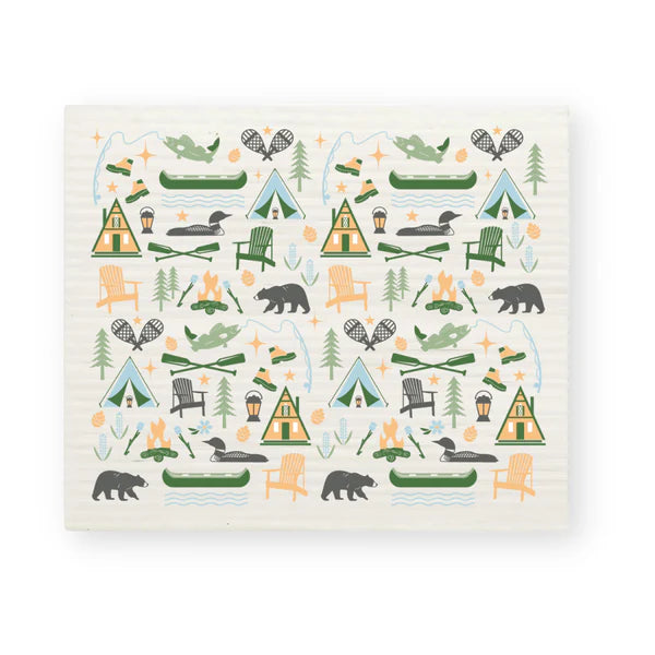 Up North Icons | Swedish Dishcloth
