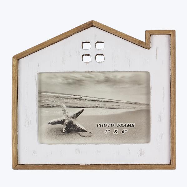 Wood House 4x6 Photo Frame