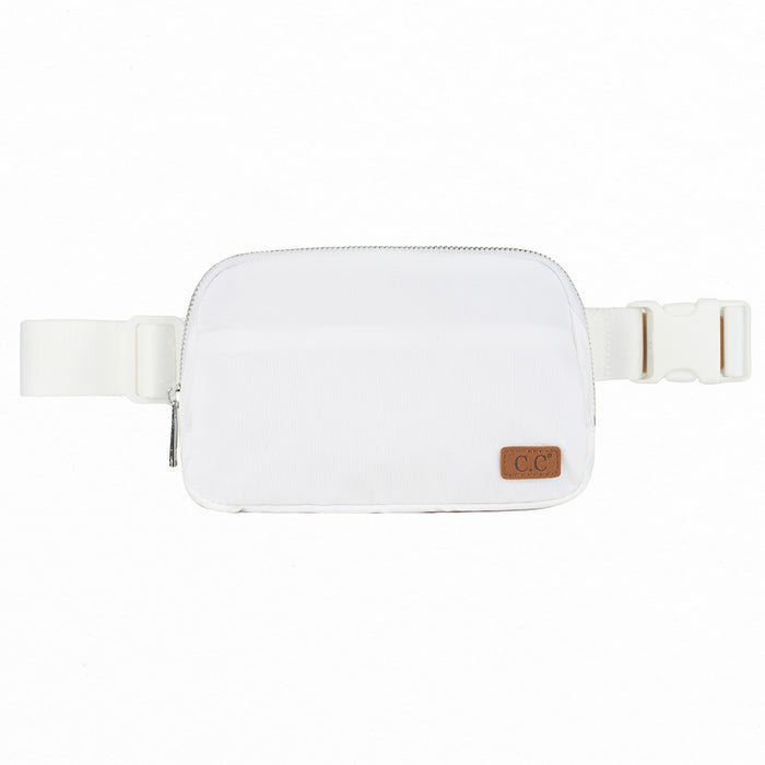 Waterproof CC Belt Bag | White