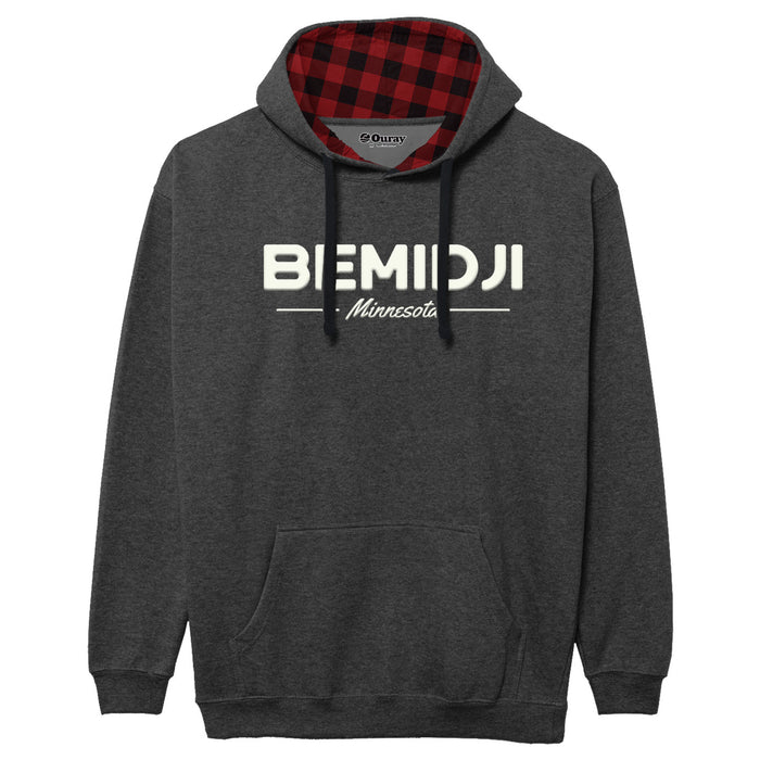 Plaid Hood Bemidji | Unisex Hoodie