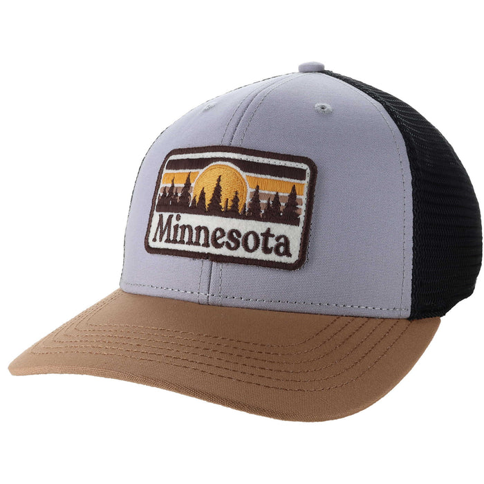 Minnesota Dusk | Gray/Caramel/Black Snapback