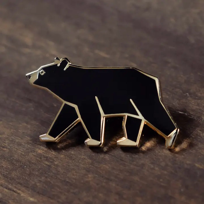 Black Bear Enamel Pin