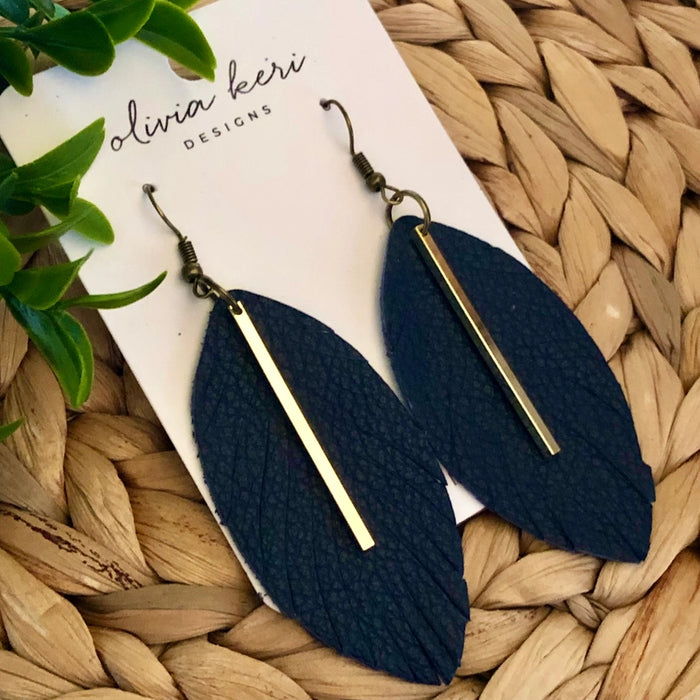 Ava - Navy | Earrings