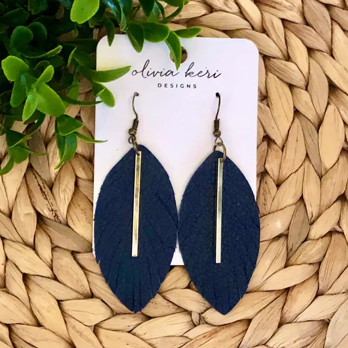 Ava - Navy | Earrings