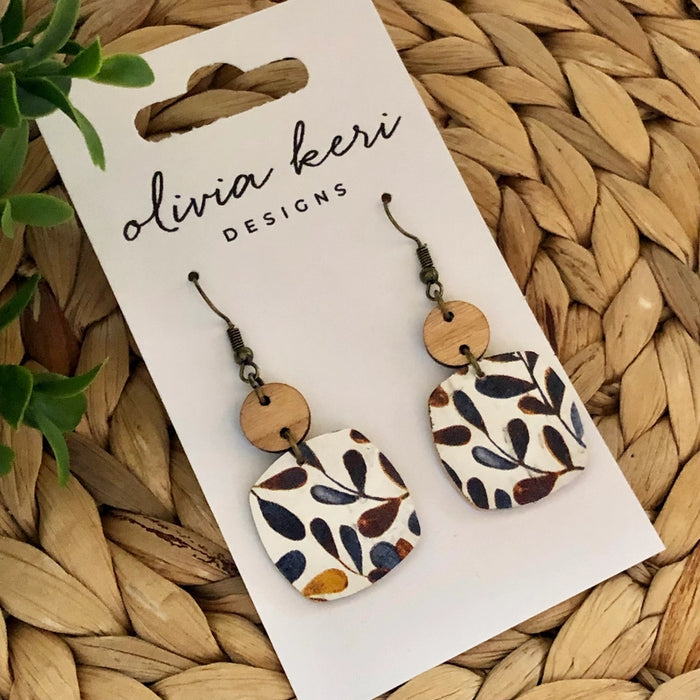 Nora - Watercolor Branches | Earrings