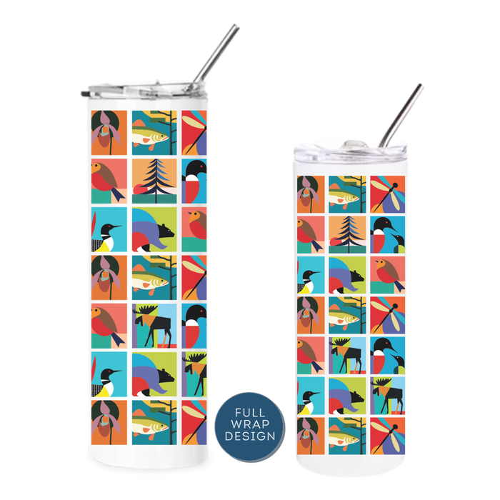Drinkware | Wildlife Collage