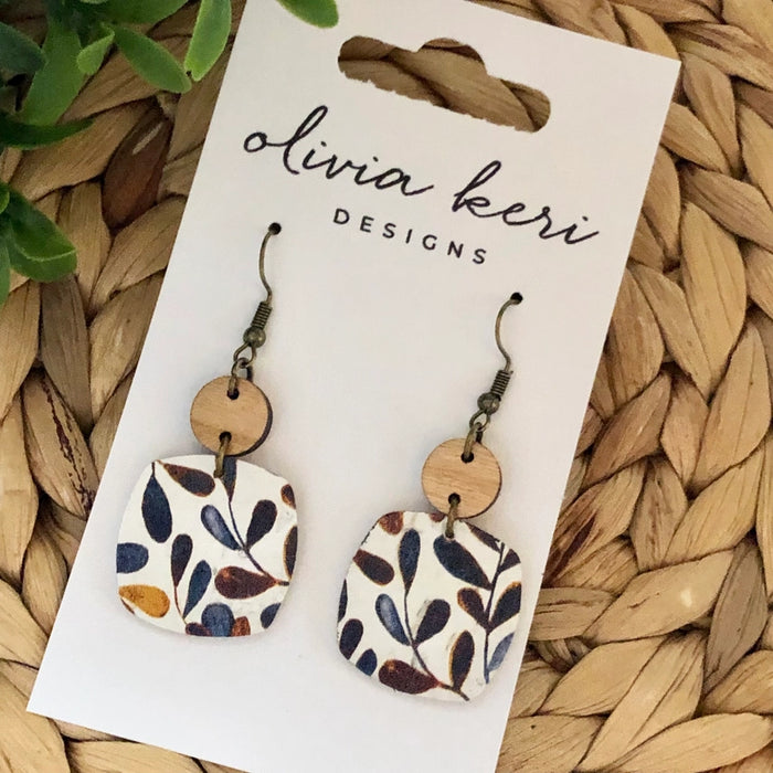 Nora - Watercolor Branches | Earrings