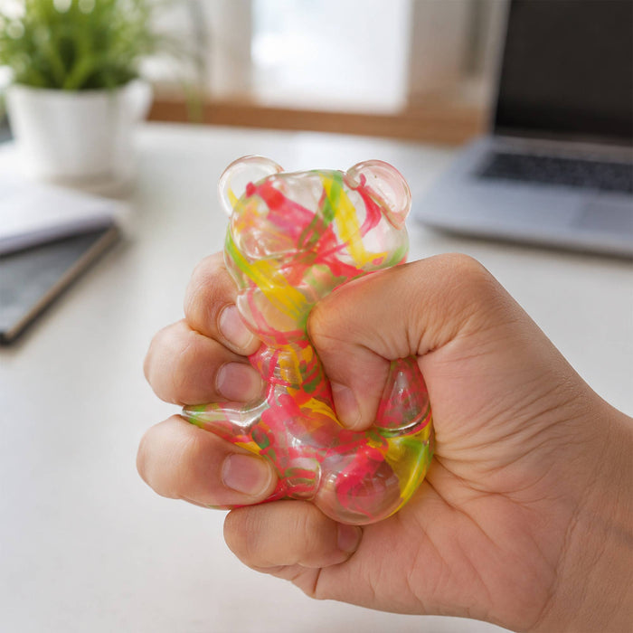 Colorful Gummy Bear Squishy Sensory Squeeze Toy