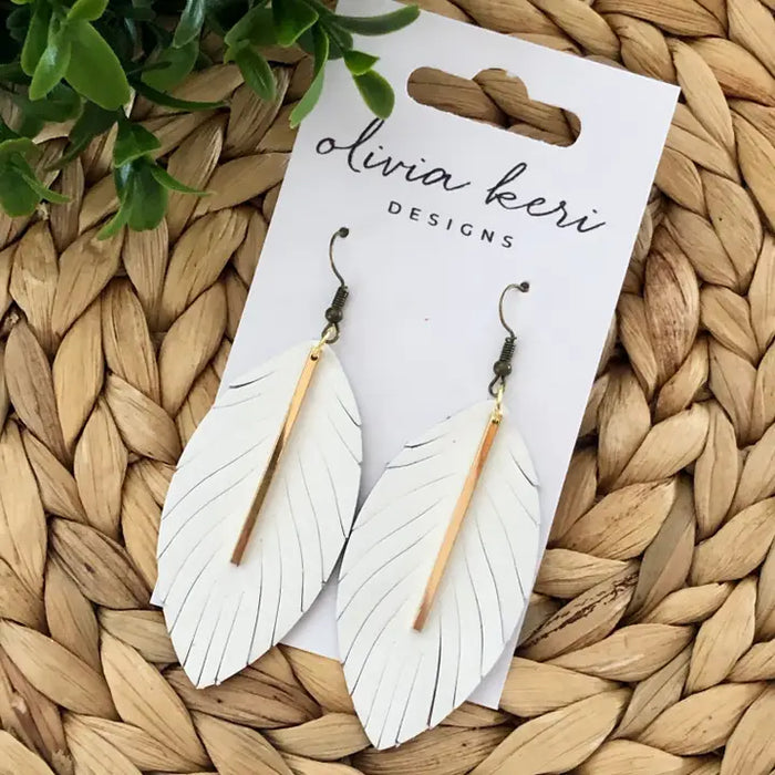 Ava - White | Earrings