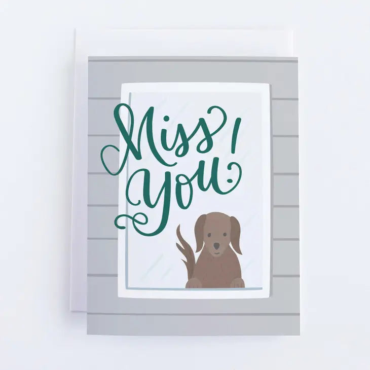 Miss You Dog - Thinking of You Card