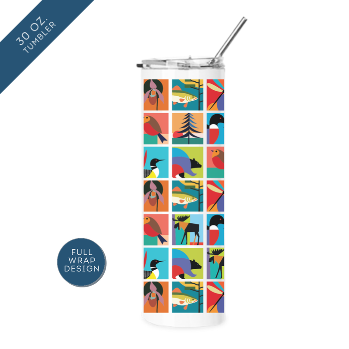 Drinkware | Wildlife Collage