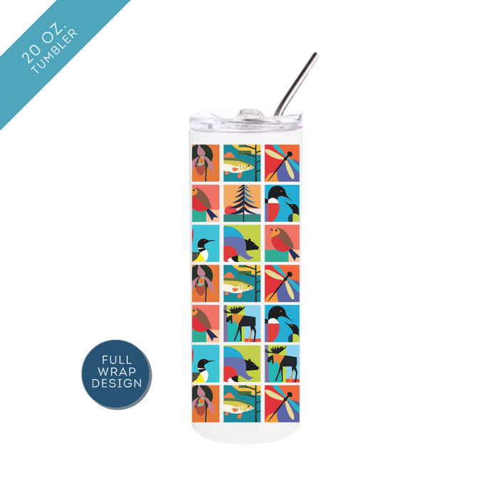 Drinkware | Wildlife Collage