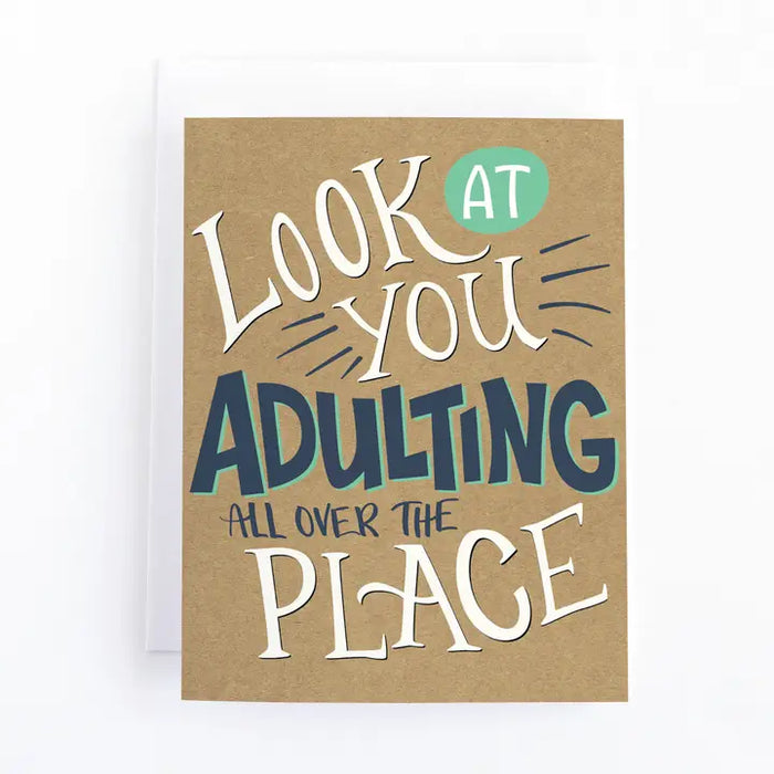 Look at You Adulting | Greeting Card