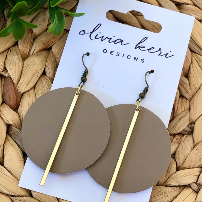 Lindsay - Beige | Earrings