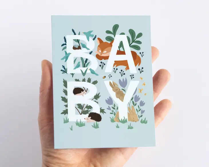 Woodland - Baby Shower Card