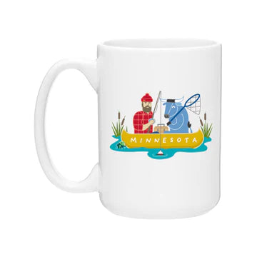Drinkware | Fishing Paul Bunyan + Babe