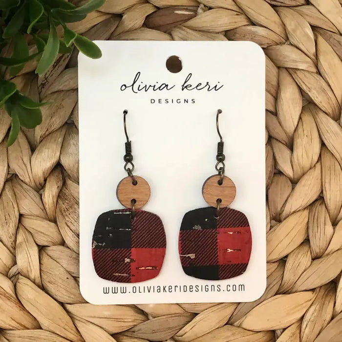 Nora - Buffalo Plaid | Earrings