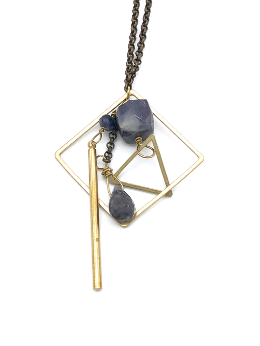 Ellendale Necklace: Lapis/Iolite