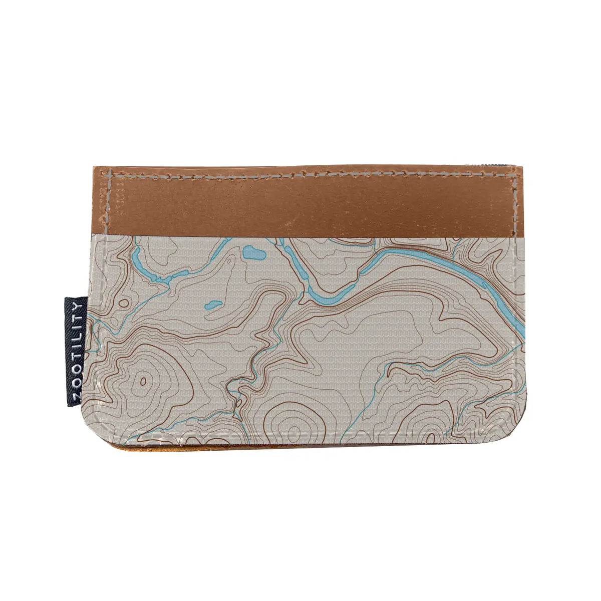 Natural Map | Card Holder Wallet — Compass Rose