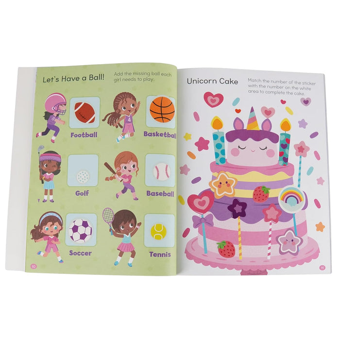 Pretty Pink Toddler Sticker Activity Book