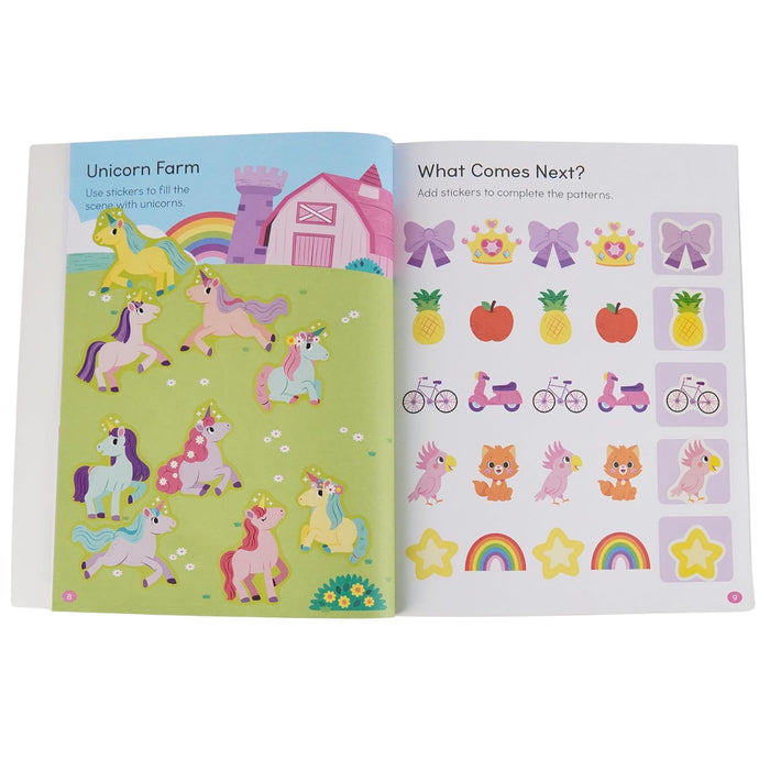Pretty Pink Toddler Sticker Activity Book